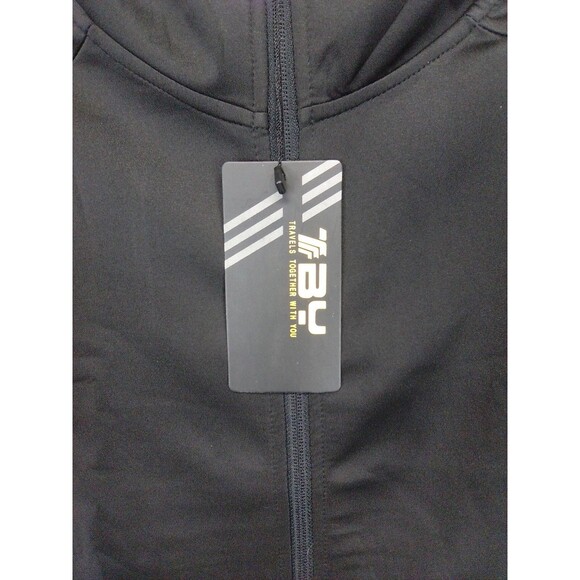 Tbmpoy Men's Hoodie Jacket Tracksuit 2 Pieces Jogging Suit Black Size Small - Picture 8 of 12